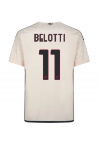 AS Roma Andrea Belotti #11 Jalkapallovaatteet Vieraspaita 2023-24 Lyhythihainen